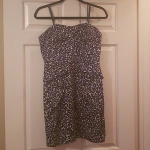 Blue Leopard BCBGeneration dress